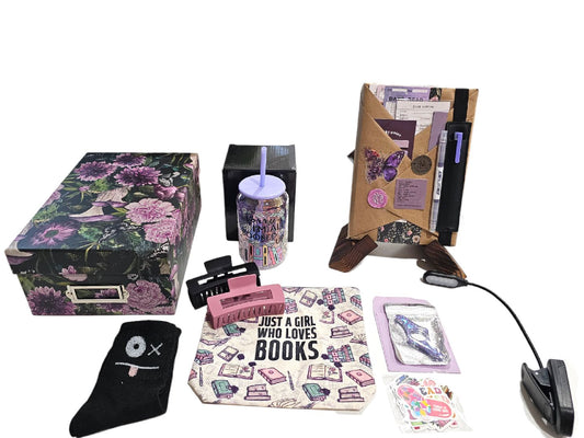 Purple Blind Date with a Thriller Book & Cup Box Bundle